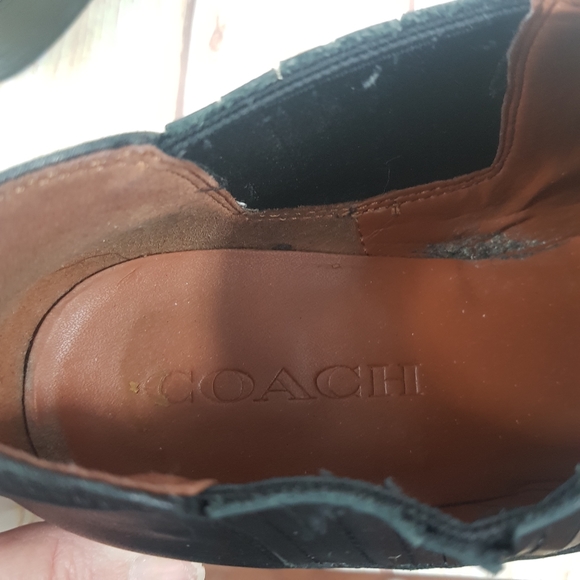 COACH Black Leather Ankle Booties - Picture 7 of 10